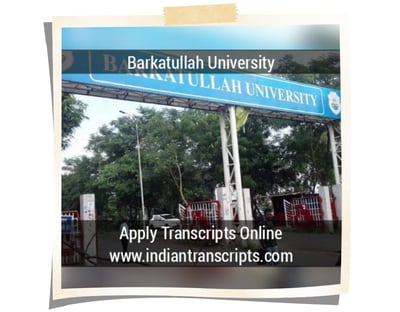 Barkatullah University Transcript Online