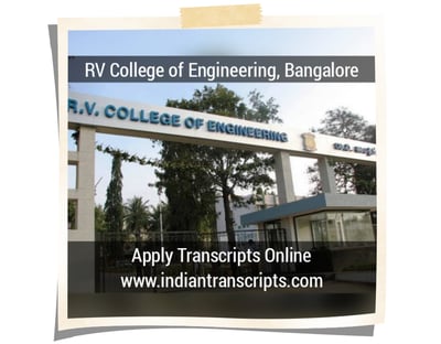 RV College of Engineering Bangalore Transcript Online