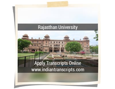 Rajasthan University Transcript Online