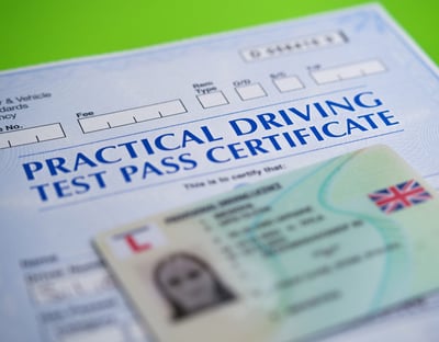 image showing driving test pass certificate after the person chose prioritise me Sal driving school