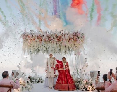 BEST BRIDE GROOM ENTRY & JAIMALA THEMES BY GEET EVENTS