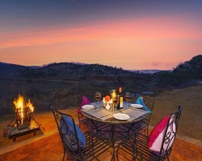 luxury dining in ranthambore national park