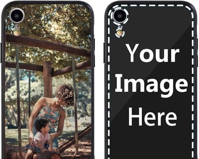Photo on a phone case (Mother and a kid)
