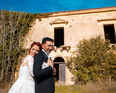 sposi in campagna