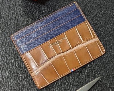 Porte-cartes cuir