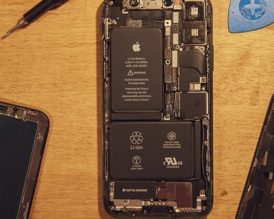 Phone Battery with tools