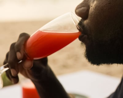 sipping sunset cocktails in barbados