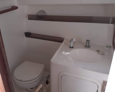 Banheiro fechado para maior comodidade