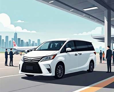 carpool transportation service from O'Hare international airport to Chicago Downtown