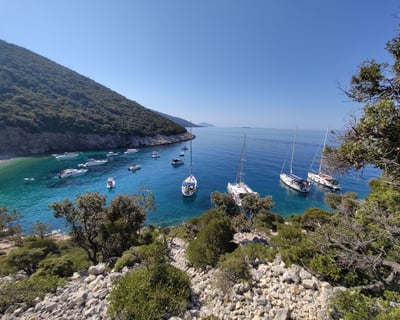 Mittelmeer Ankerplatz Kroatien