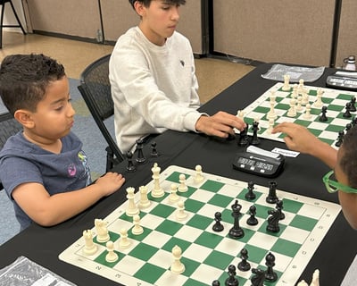 Children's chess workshop at the Henderson Multi-Gen Rec Center in NV