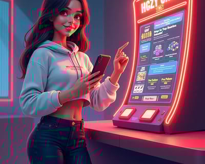HG NICE Lottery Draw Interface with Winning Numbers