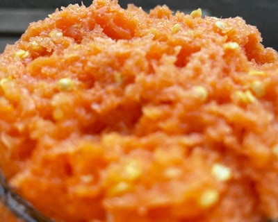 Close up pepper paste 