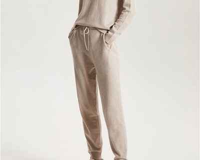 womens cashmere joggers