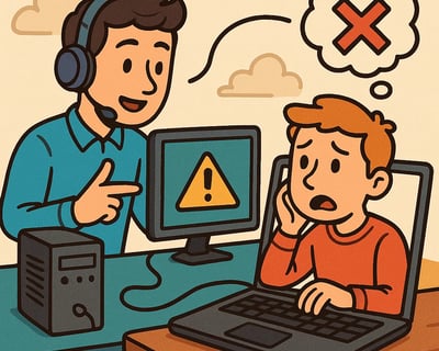 Hỗ trợ khắc phục các sự cố máy tính