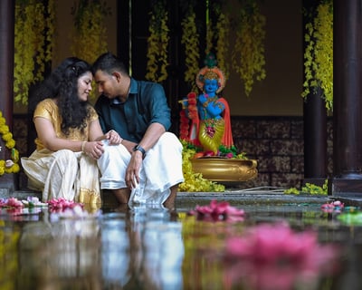 Post wedding photography