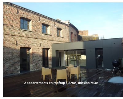 plandarchi Arras - 2 ap­par­te­ments en roof­top à Ar­ras, mis­sion MOe