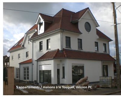 plandarchi Arras - 5 ap­par­te­ments / mai­sons à le Tou­quet, mis­sion PC