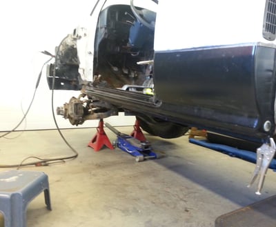 Toyota Pickup Rocker Replacement. Automotive Restoration Okotoks.