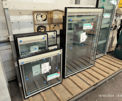 Integral blinds installed in triple glazed unit, in Auckland, New Zealand