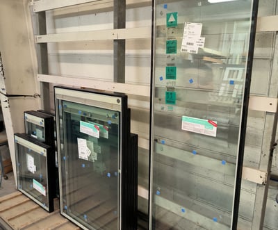 Integral blinds installed in triple glazed unit, in Auckland, New Zealand