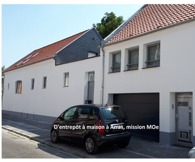 plandarchi Arras - D'en­tre­pôt à mai­son à Ar­ras, mis­sion MOe