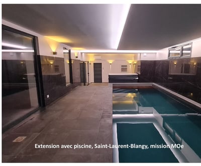 plandarchi Arras - Ex­ten­sion avec pis­cine, Saint-Lau­rent-Blangy, mis­sion MOe