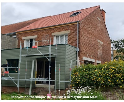 plandarchi Arras - Ré­no­va­tion ther­mi­que de mai­son à Ar­ras, mis­sion MOe
