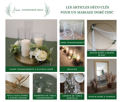 Les articles indispensables sur le thème doré chic