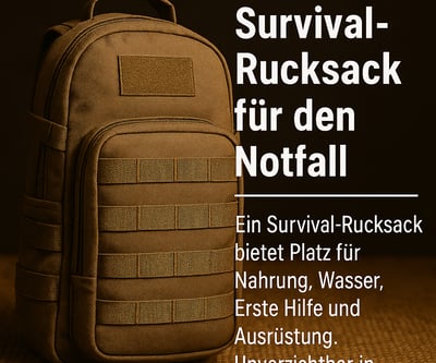 Notfall Survival Rucksack