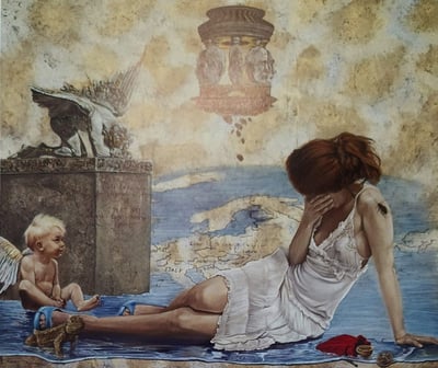 George Georgiou Art Family Horizontal Portrait