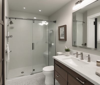 Salle de bains rénové et moderne à Château-Thierry