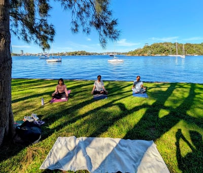 Breathe Balance Yoga and Breathwork Workshop at a Serene Sydney North Shore Park