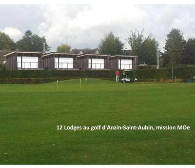 plandarchi Arras - 12 Lodges au golf d'An­zin-Saint-Au­bin, mis­sion MOe