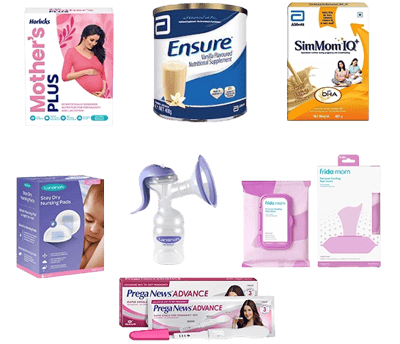 a variety of products that include breast milk