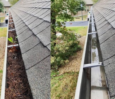 Gutter cleaning service in Charleston SC by Croco Cleaning