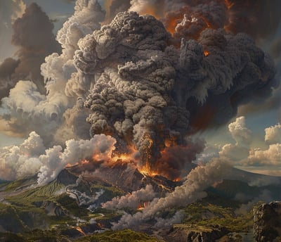 dead death die funeral sadness sorrow war battle fight soldier hate grave tomb coffin fire volcano