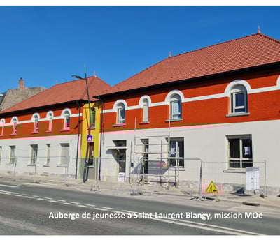 plandarchi Arras - Au­berge de jeu­nesse à Saint-Lau­rent-Blangy, mis­sion MOe