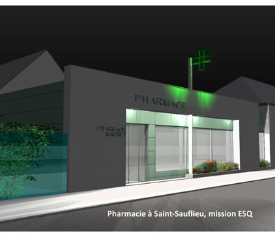 plandarchi Arras - Phar­ma­cie à Saint-Sau­flieu, mis­sion ESQ