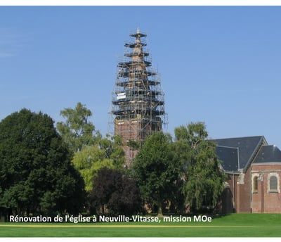 plandarchi Arras - Ré­no­va­tion de l'église à Neu­ville-Vi­tasse, mis­sion MOe