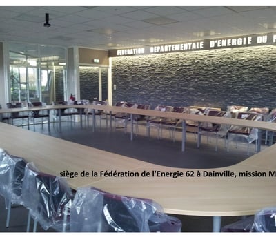 siège de la Fé­dé­ra­tion de l'Ener­gie 62 à Dain­ville, mis­sion MOe