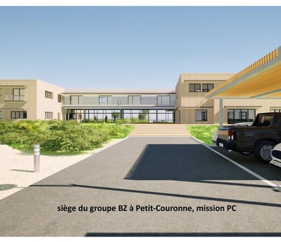 plandarchi Arras - siège du groupe BZ à Pe­tit-Cou­ronne, mis­sion PC