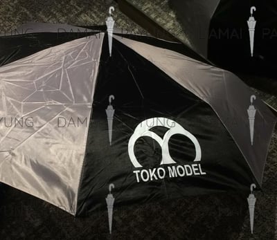 Payung promosi polos lipat toko model