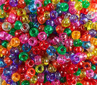 Perles de tête colorées.