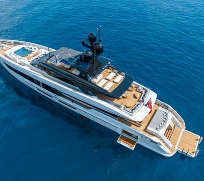 a luxury yacht in the French Riviera