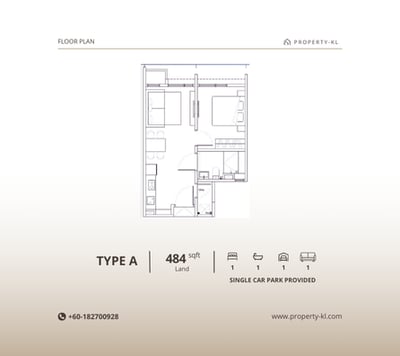 Floor plan A of Vividz