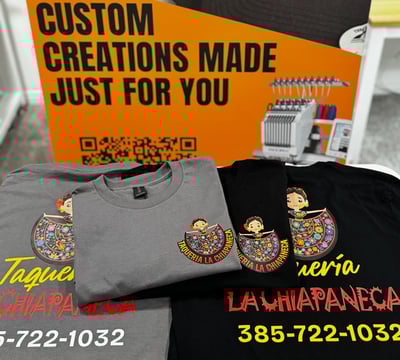 Nationwide shipping services available for DTF printing, screen printing and embroidery