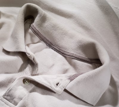 Rongzhiyue: Polo shirt with elastic rib collar