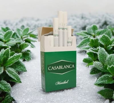 a product of "casablanca cigarette" menthol variant