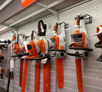 Stihl battery operated chainsaws and trimmers